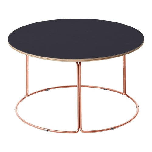 テーブル CK−750 リノリウム天板 カッパー脚