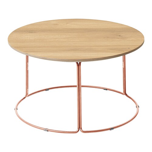 テーブル CK−750 メラミン天板 カッパー脚