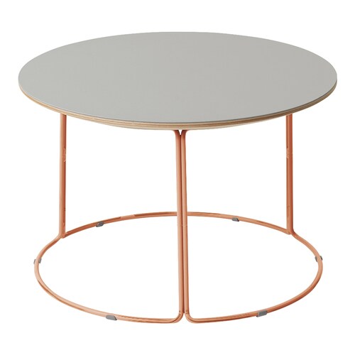 テーブル CK−750 リノリウム天板 カッパー脚