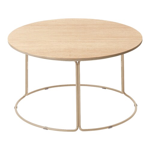 テーブル CK−750 メラミン天板 ベージュ脚