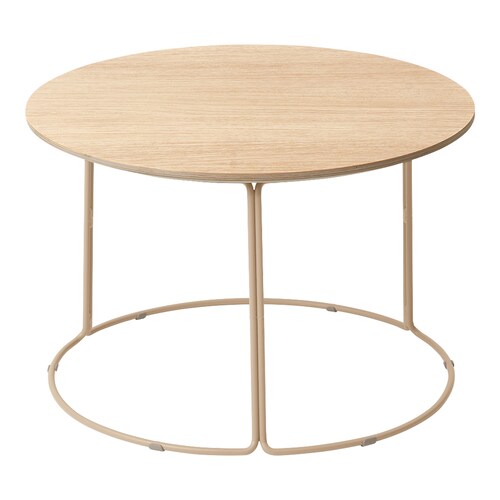 テーブル CK−750 メラミン天板 ベージュ脚