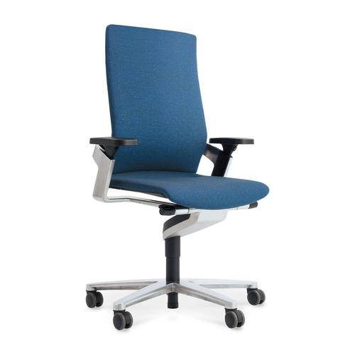 ハイバック オン アルミ脚タイプ 布