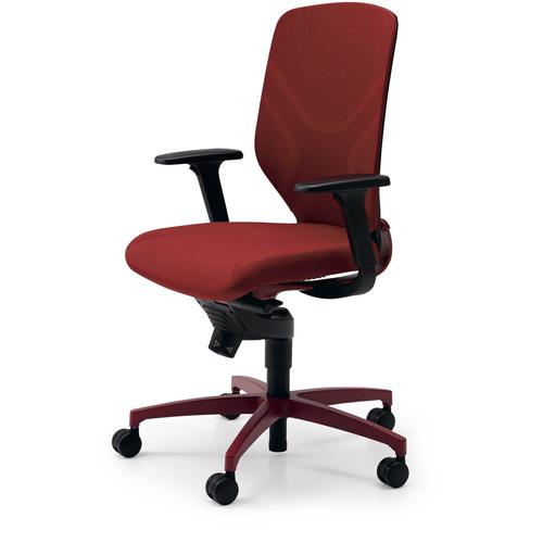 肘付き イン マットレッド塗装脚タイプ