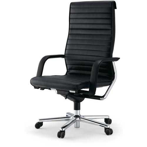 肘付中綿クッションFSラインメッキ脚背座アーム本革