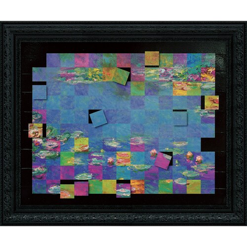 名画モザイクアート モネ 睡蓮M