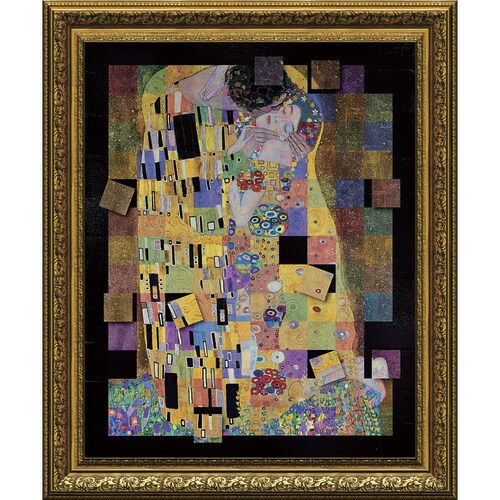 名画モザイクアート クリムト ザ・キスM