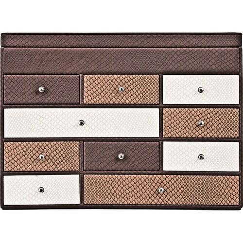 チェストジュエリーボックス Lサイズ ブラウン