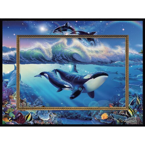 ラッセンアート ブルーワールド2M