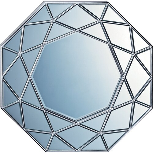 ダイヤモンドアートミラー アンティークシルバー
