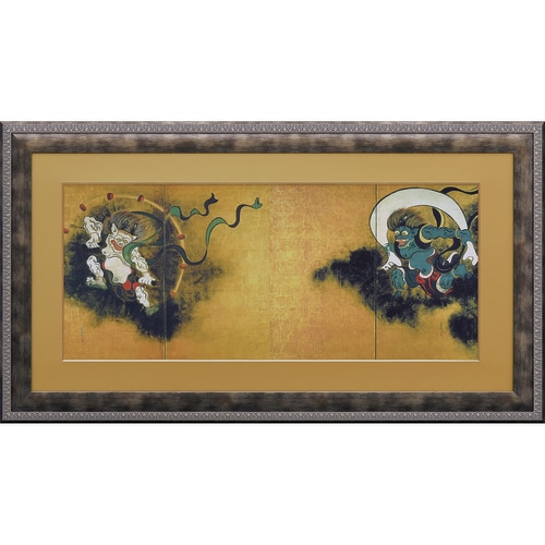 尾形光琳 風神雷神図屏風