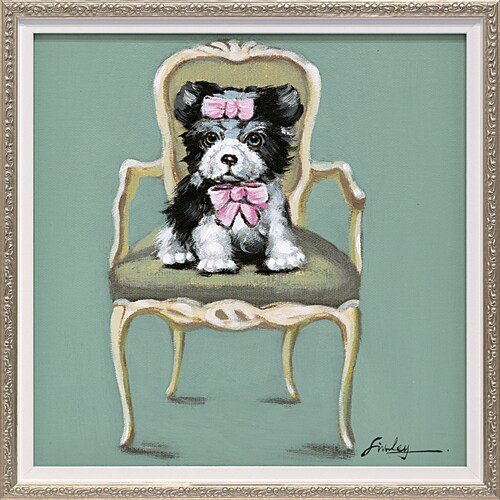 オイルペイントアート パピーオンチェア S