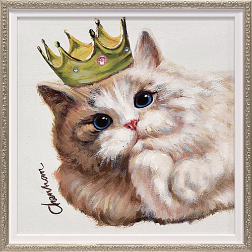 オイルペイントアート キングキャット S