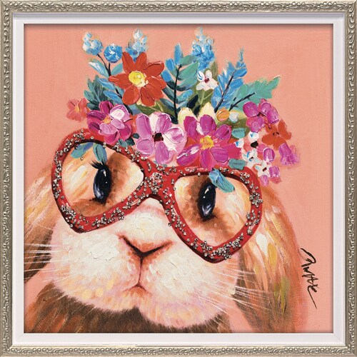 オイルペイントアート 花かんむり S