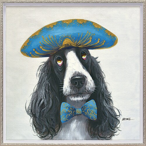 オイルペイントアート ナポレオンドッグ M