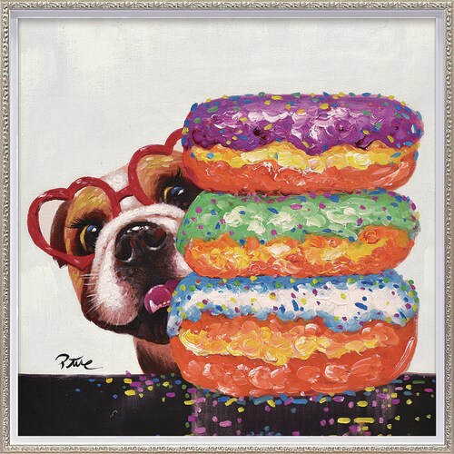 オイルペイントアート いただきます M