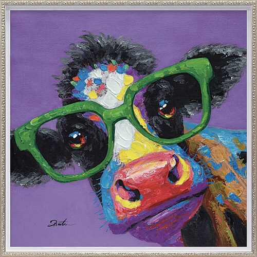 オイルペイントアート カウグラス M