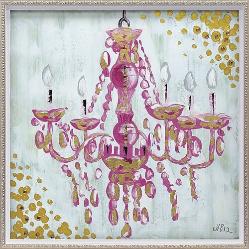 オイルペイントアート ラブシャンデリア M