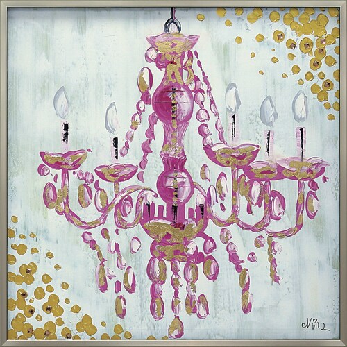 オイルペイントアート ラブシャンデリア