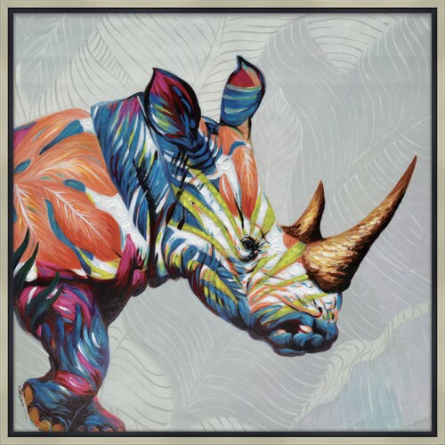 オイルペイントアート ジャングルライナサラス