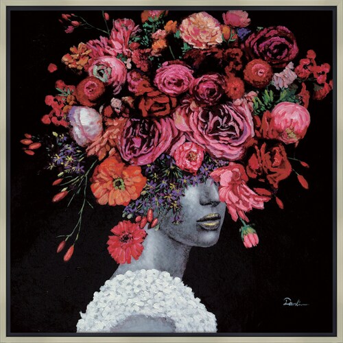 オイルペイントアート ローズウーマン