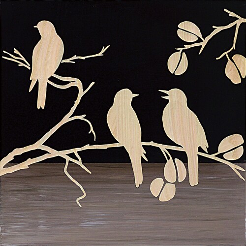 Wスカルプチャー スリーバード2 BK+NP