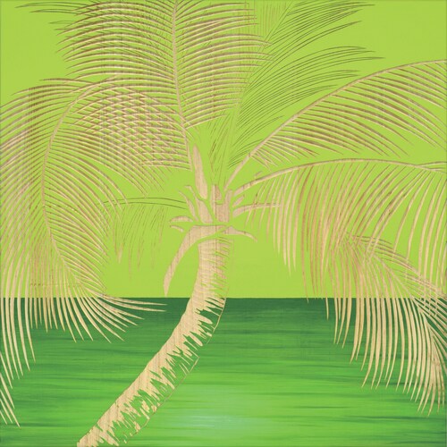 Wスカルプチャー パームツリー GR+NP