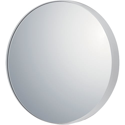 スリムミラー ラウンドM グロスWH