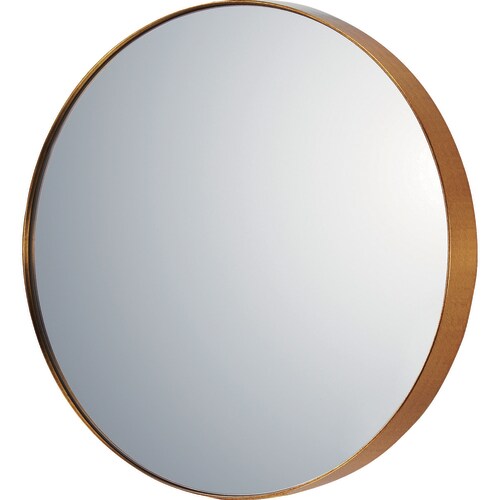 スリムミラー ラウンドM アンティークGD