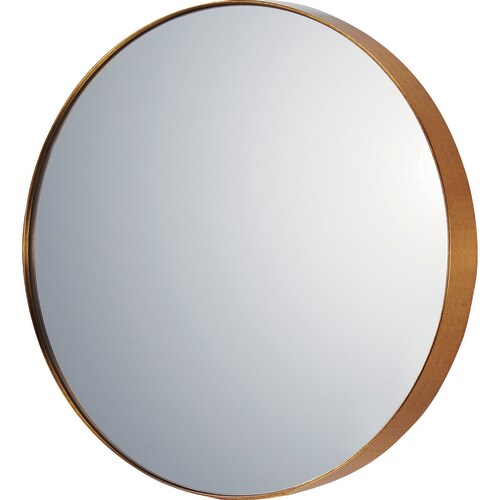 スリムミラー ラウンドL アンティークGD