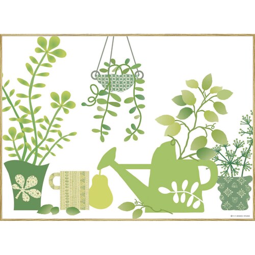 モダンアート グリーンアレンジ−K