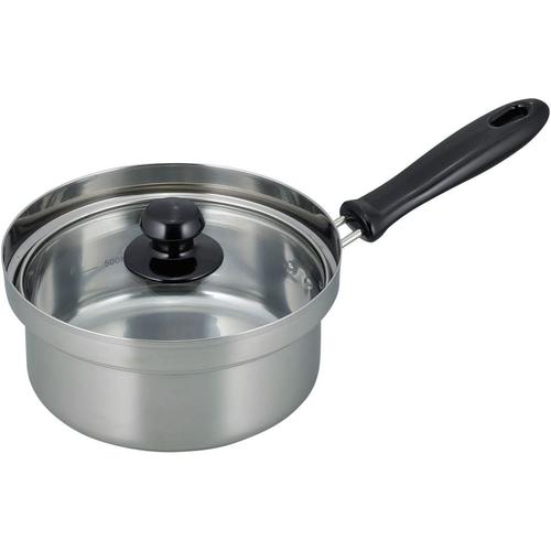 片手鍋 16cm ガラス蓋付 IH対応