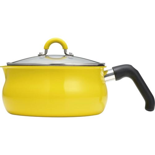 鍋みたいなフライパン M イエロー