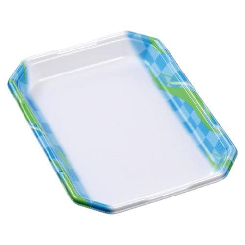 発泡トレーしゃぶしゃぶ長3.5人浅LS涼香青×12