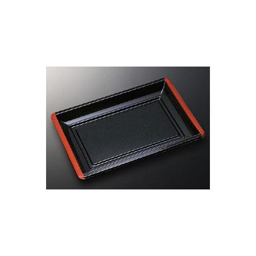 刺身容器 HS 角皿 特1黒 身 8セット