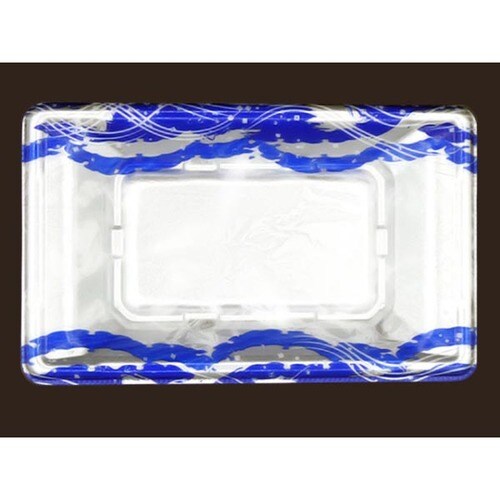 刺身容器 平舟18−11 本体 水流紺 30セット