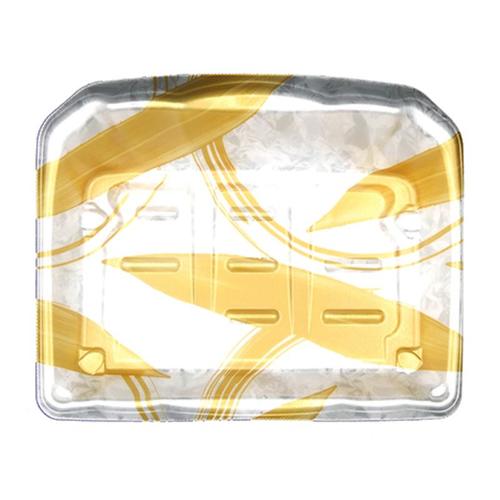 刺身容器 豊山24−19 本体 金ささ銀 ×12