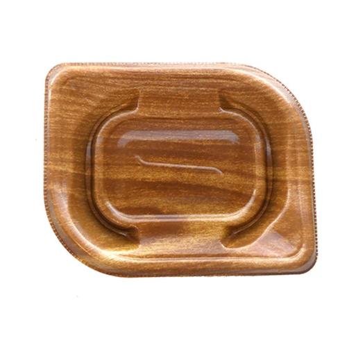 刺身容器葉皿15−12本体ひだベージュBR×30