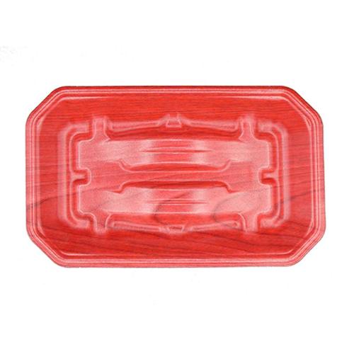 刺身容器 豊漁25−15(27)A ひだ赤 ×12