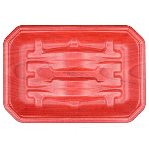 刺身容器 豊漁25−17(27)A ひだ赤 ×10