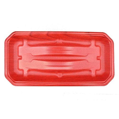 刺身容器 豊漁33−16(27)A ひだ赤 ×10