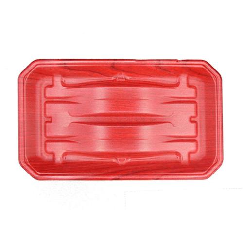 刺身容器 豊漁33−20(27)A ひだ赤 ×8