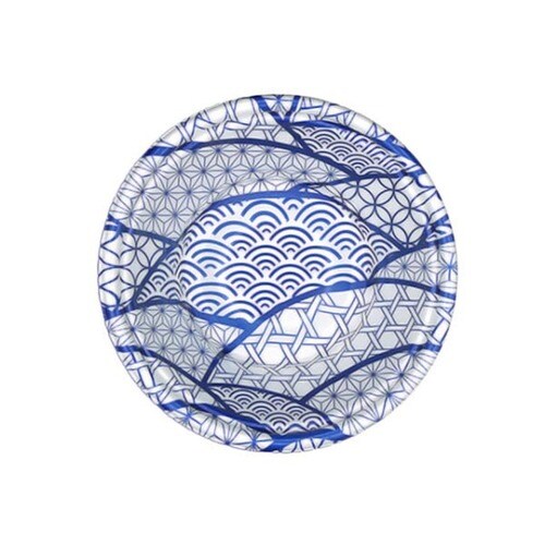 MFPホット麺18小(73)絞 なみ紋青 ×12