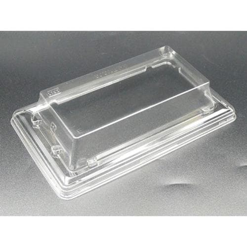 刺身容器T−長角皿19−11嵌合蓋APエコ×24