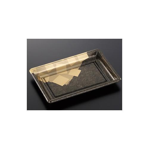刺身容器 DX角皿 特1 金砂目−BK 身 ×8