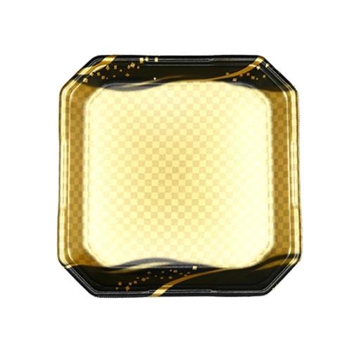 発泡トレー しゃぶしゃぶ3人浅LS 波格子金 ×8