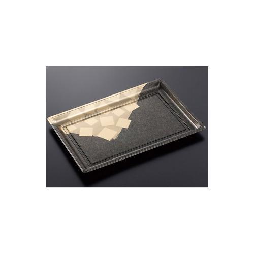 刺身容器 DX角皿 特4 金砂目−BK 身 ×4