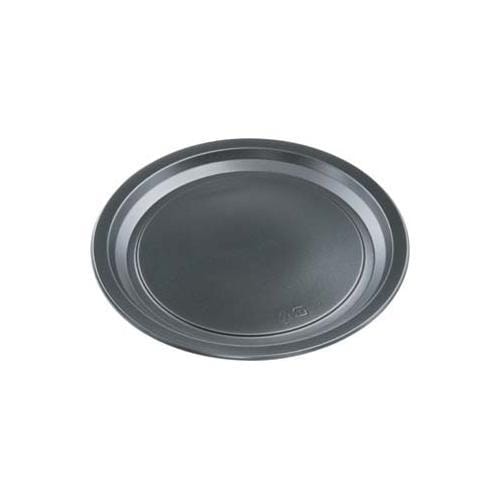 弁当容器 HS−ピザ丸10インチ 本体 黒 ×6