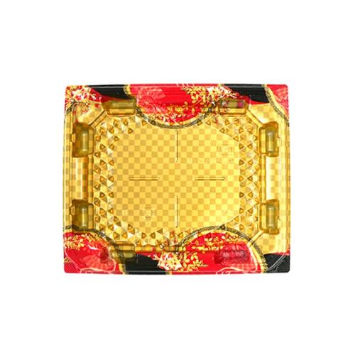 刺身容器 カレン20−16 本体 花明り金 ×12