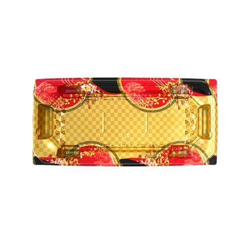 刺身容器 カレン24−11 本体 花明り金 ×16