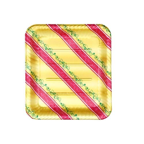 MFPティアラ角皿25−22 リッチ赤 12セット